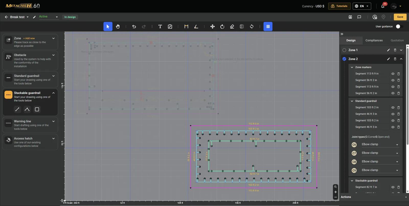 Metaltech — screenshot of the product