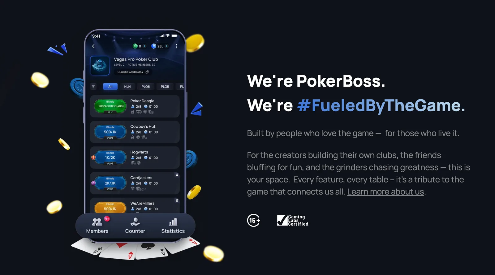 PokerBoss — screenshot of the product